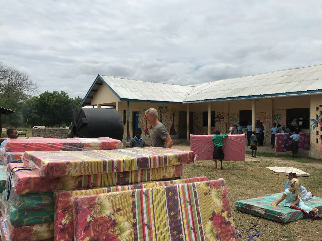 Matratzen für eine Schule